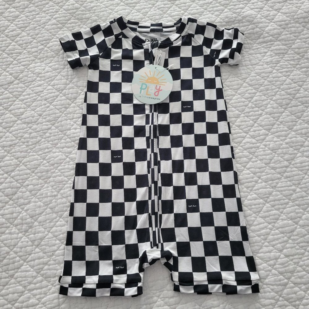 Little Sleepies Cool Checks shorty